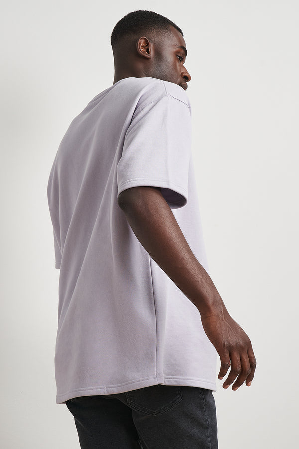 Nu In 100% RECYCLED SHORT SLEEVE OVERSIZED SWEATSHIRT