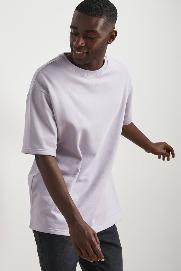 Nu In 100% RECYCLED SHORT SLEEVE OVERSIZED SWEATSHIRT