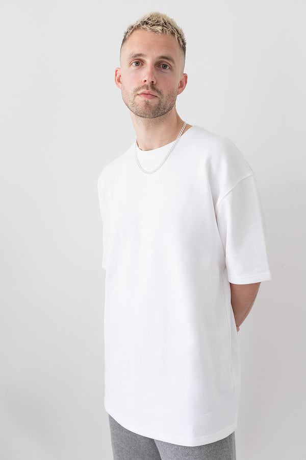 nu in 100% RECYCLED SHORT SLEEVE OVERSIZED SWEATSHIRT