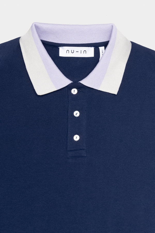 Nu In 2 STONE TIPPING POLO SHIRT