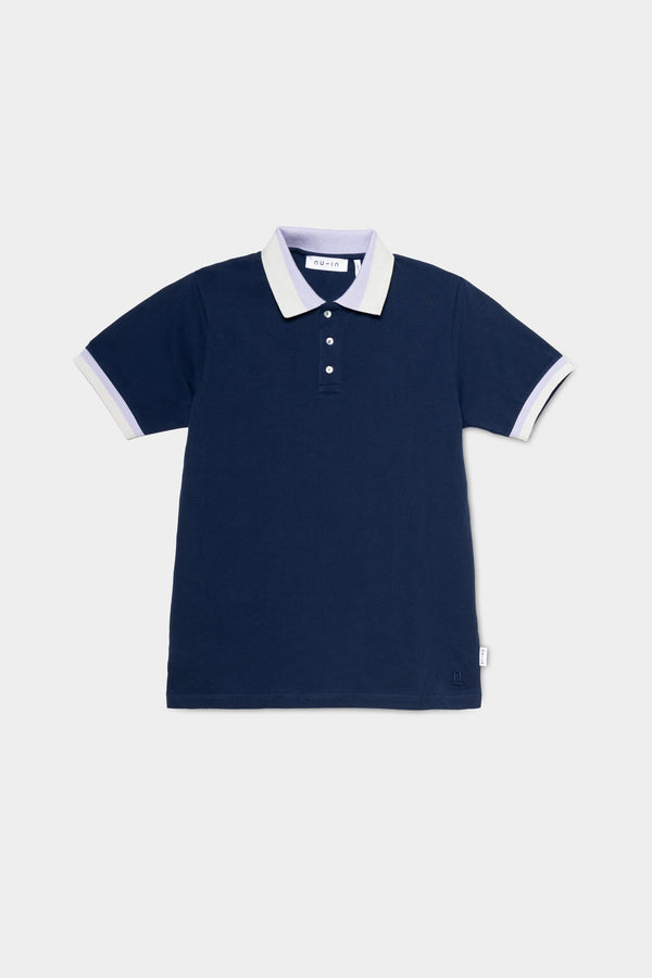 nu in 2 STONE TIPPING POLO SHIRT