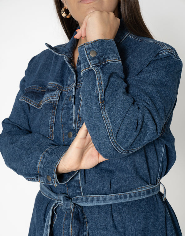 Nu In ABOVE KNEE DENIM DRESS