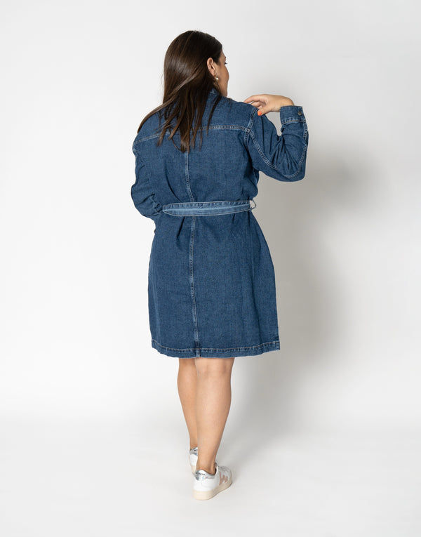 Nu In ABOVE KNEE DENIM DRESS
