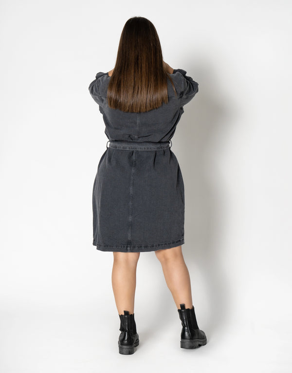 Nu In ABOVE KNEE DENIM DRESS
