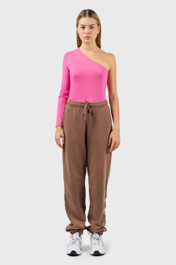 nu in ASYMMETRIC LONG SLEEVE JERSEY BODYSUIT