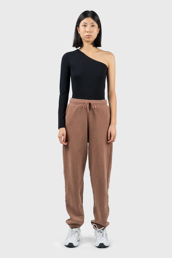 nu in ASYMMETRIC LONG SLEEVE JERSEY BODYSUIT