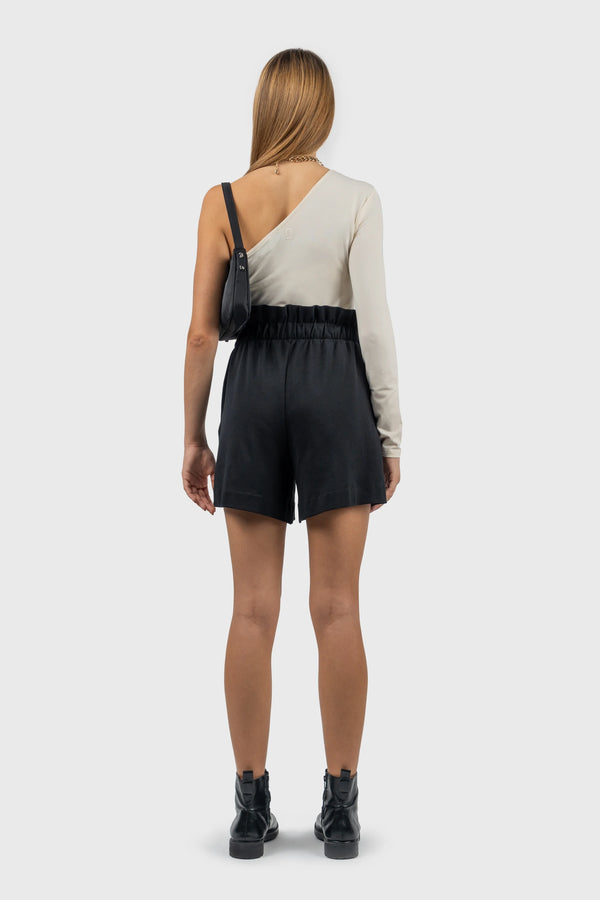 Nu In ASYMMETRIC LONG SLEEVE JERSEY BODYSUIT