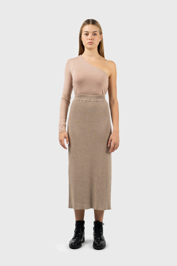 nu in ASYMMETRIC LONG SLEEVE JERSEY BODYSUIT