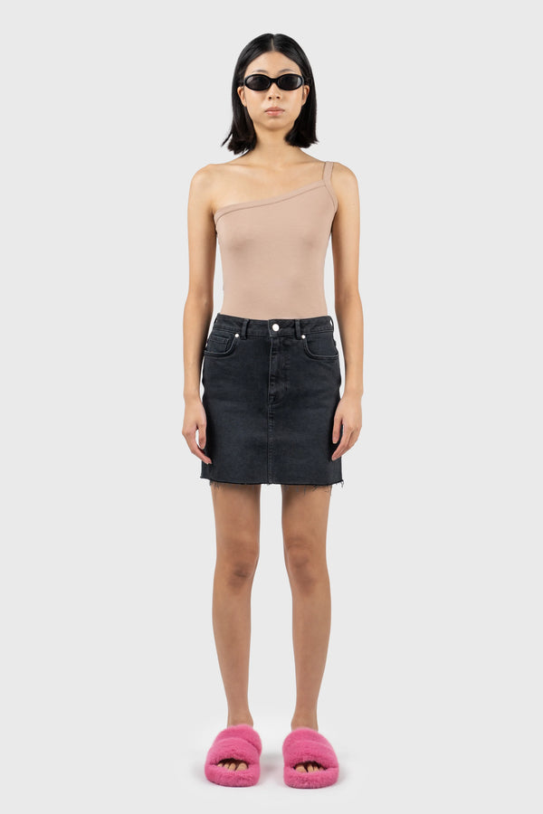 nu in ASYMMETRIC STRAP TANK TOP