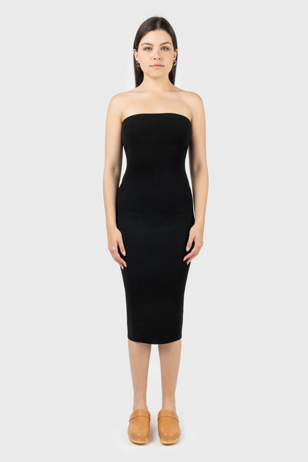 nu in BANDEAU MIDI DRESS