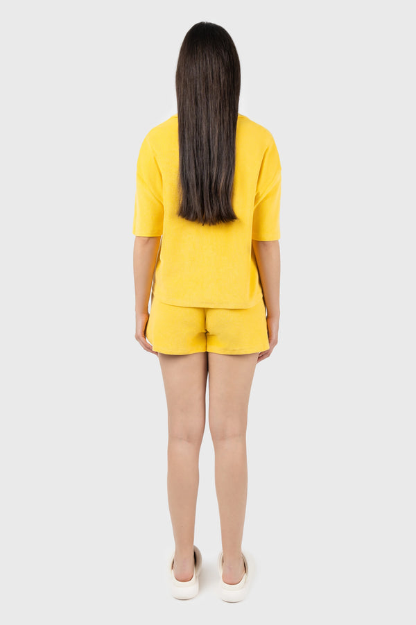 Nu In BUTTON UP TOWELLING SHIRT