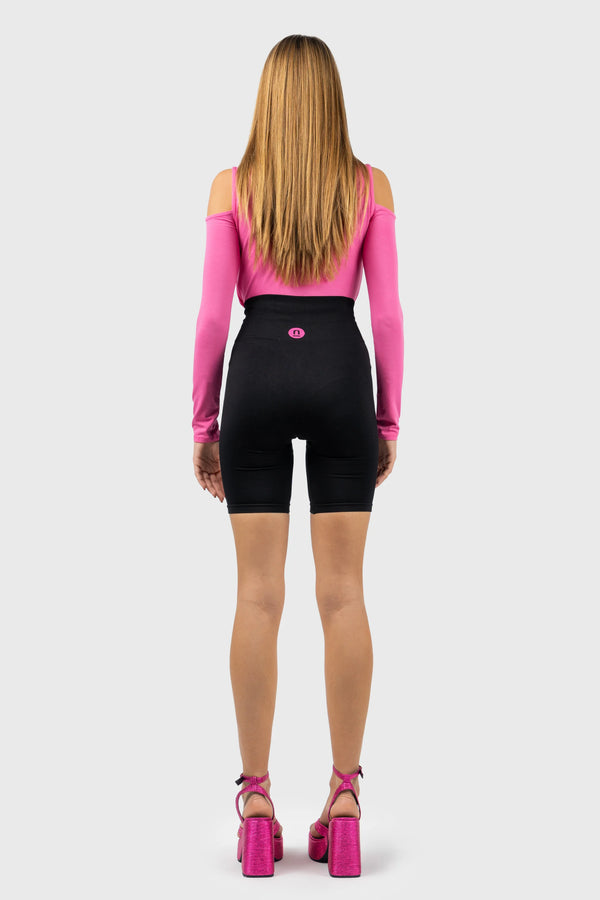 Nu In COLD SHOULDER HIGH NECK BODYSUIT