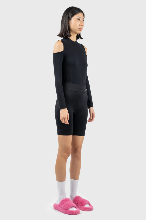 Nu In COLD SHOULDER HIGH NECK BODYSUIT