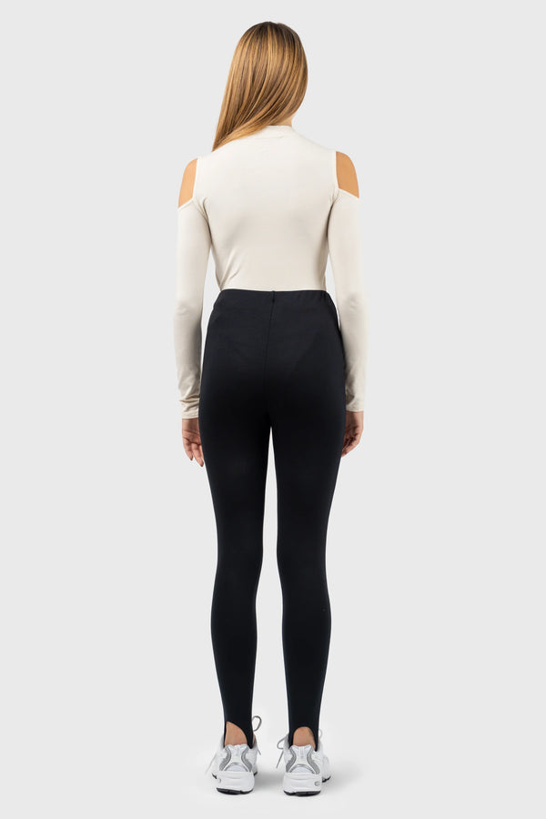 Nu In COLD SHOULDER HIGH NECK BODYSUIT