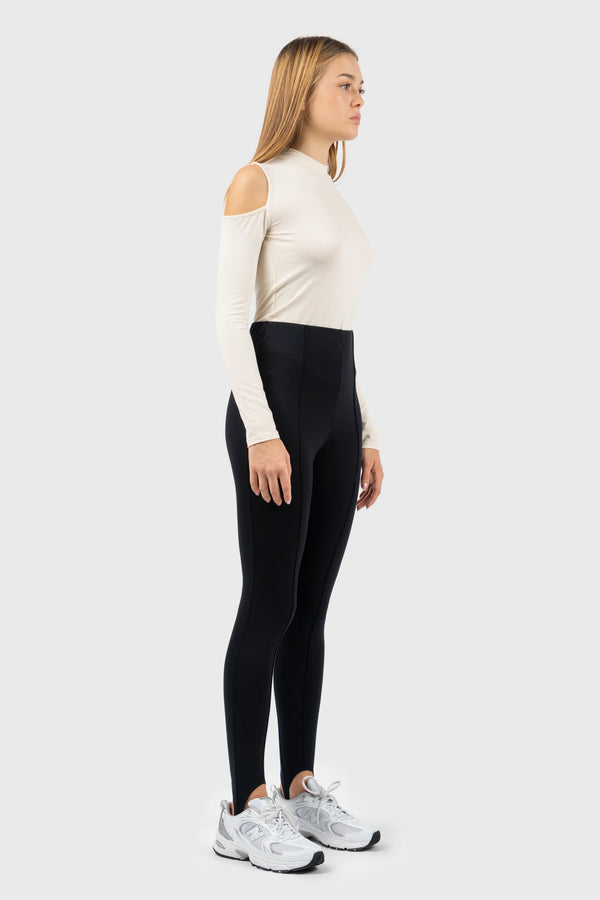 Nu In COLD SHOULDER HIGH NECK BODYSUIT