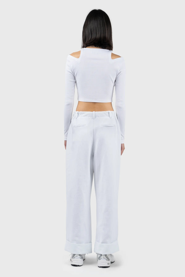Nu In CROP TOP WITH CUT OUT DETAIL