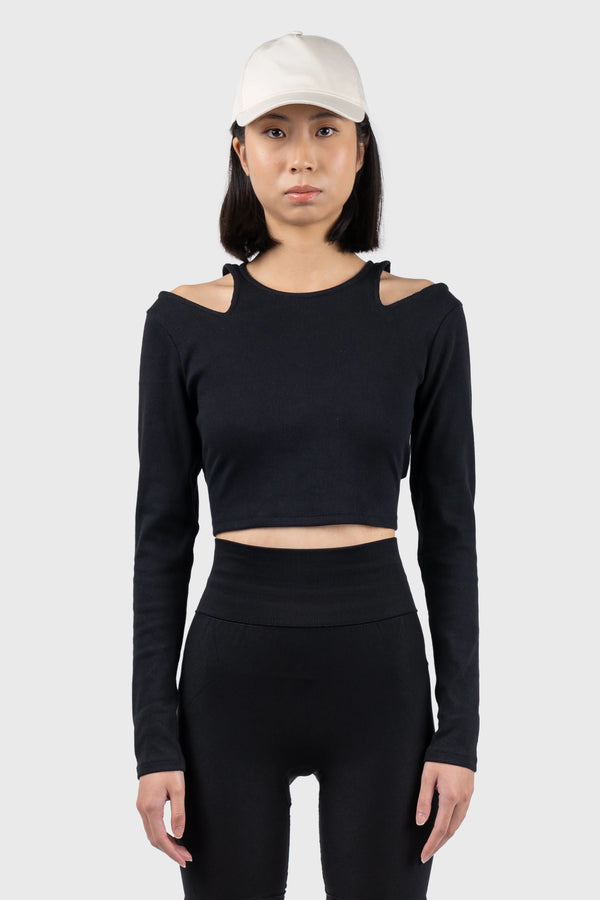 Nu In CROP TOP WITH CUT OUT DETAIL