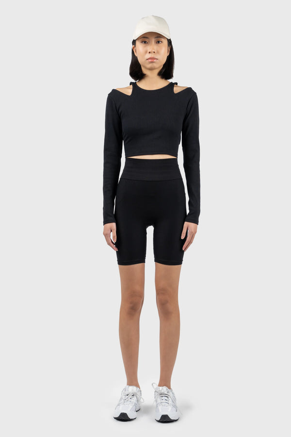 nu in CROP TOP WITH CUT OUT DETAIL