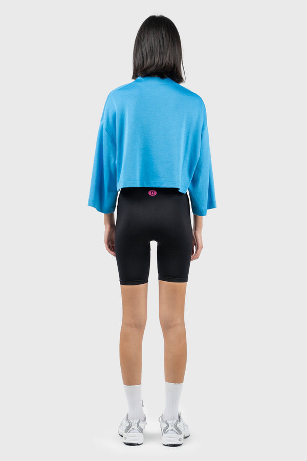 Nu In CROPPED WIDE SLEEVE SHIRT