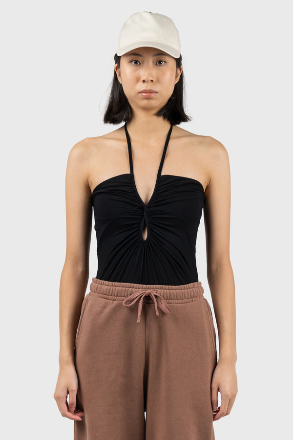 Nu In CUT OUT DETAIL HALTER NECK BODYSUIT