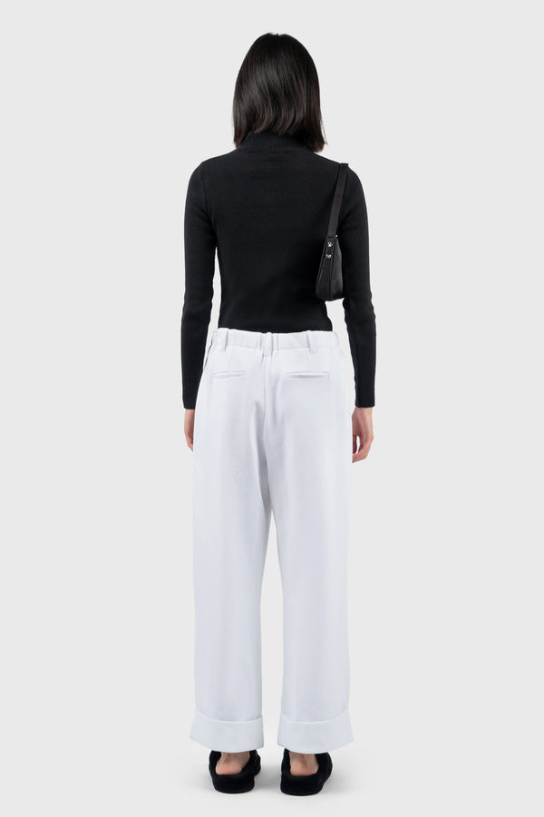 Nu In CUT OUT HIGH NECK KNIT TOP