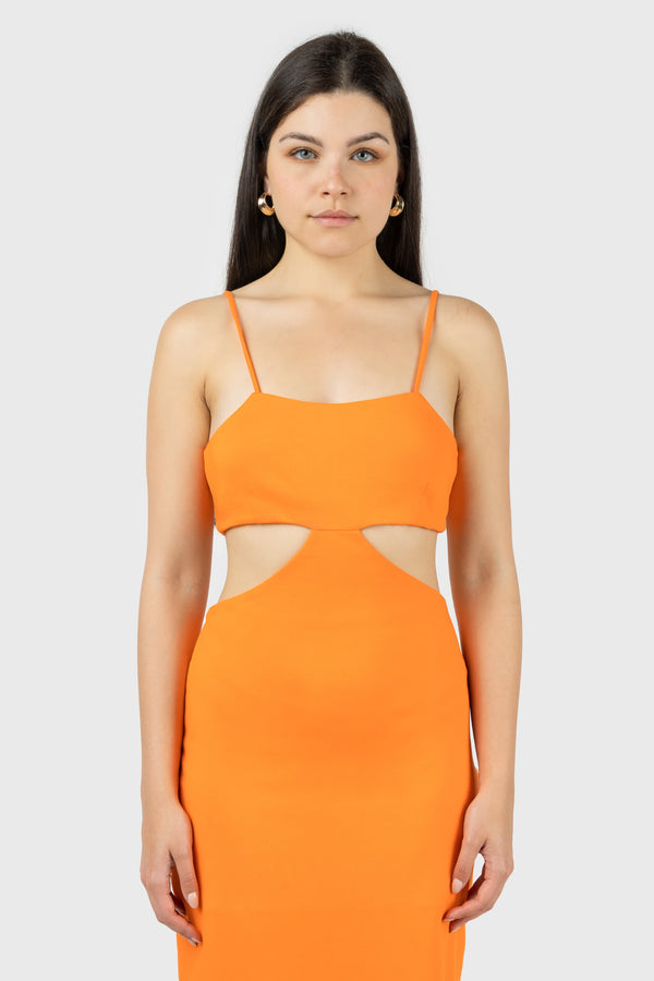 Nu In CUT OUT MIDI DRESS