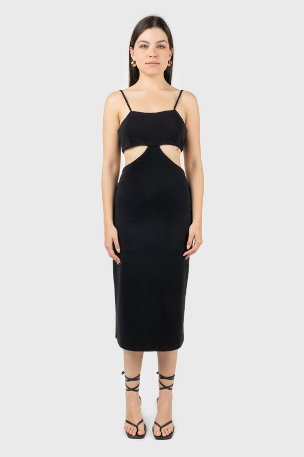 nu in CUT OUT MIDI DRESS