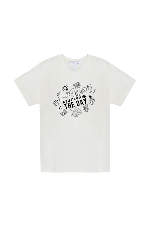 nu in DAY OFF ROLL-UP SLEEVES T-SHIRT
