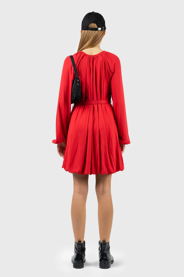 Nu In DRAPED JERSEY MINI DRESS