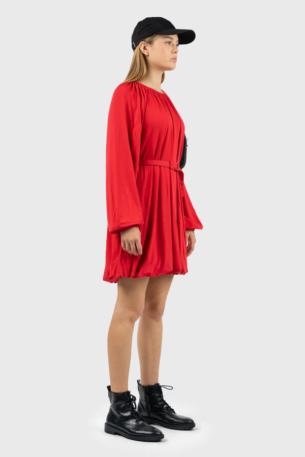 Nu In DRAPED JERSEY MINI DRESS