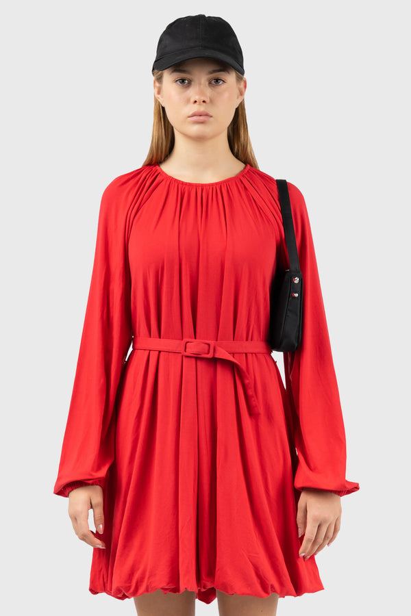 Nu In DRAPED JERSEY MINI DRESS