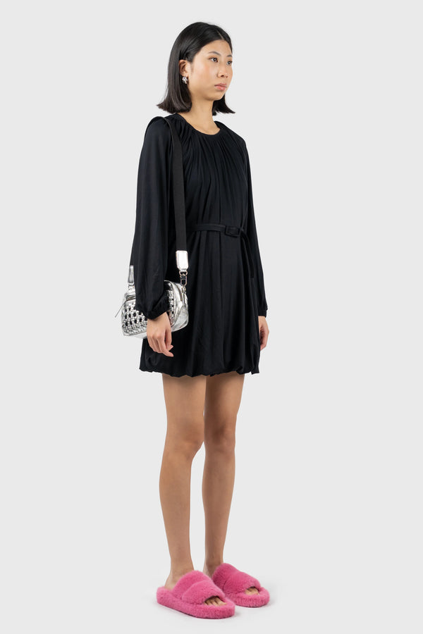 Nu In DRAPED JERSEY MINI DRESS