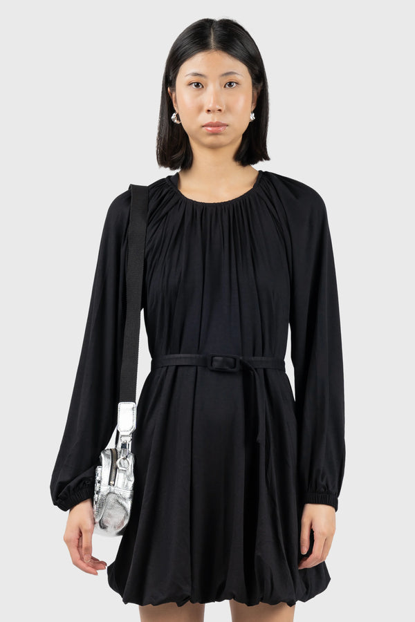 Nu In DRAPED JERSEY MINI DRESS