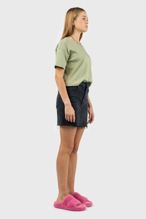 Nu In DROP SHOULDER BOXY T-SHIRT