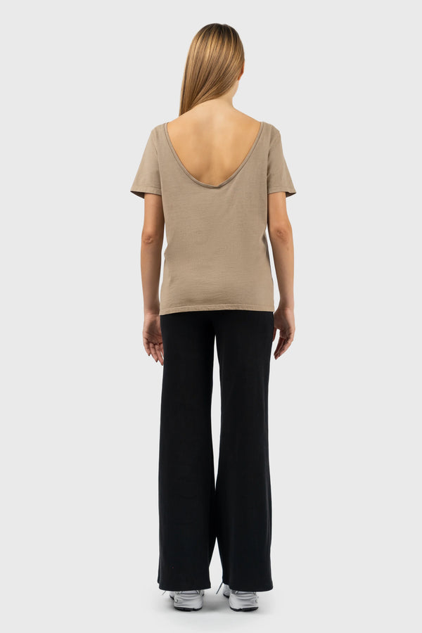 Nu In EARTH SERIES OPEN BACK T-SHIRT