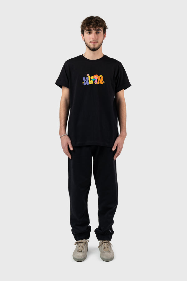 Nu In FOREST FRACTALS ROLL-UP SLEEVES T-SHIRT