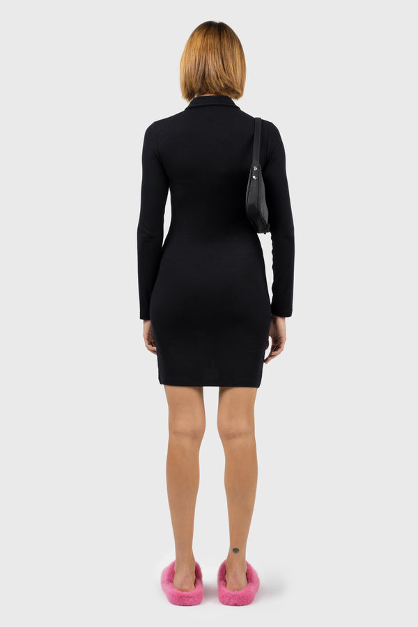 Nu In FRONT GATHERING BUTTON DOWN DRESS