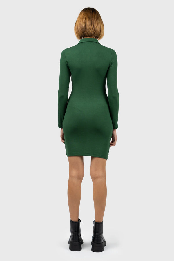 Nu In FRONT GATHERING BUTTON DOWN DRESS