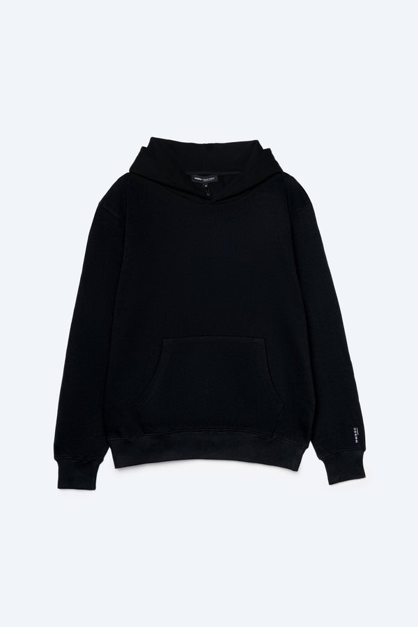 nu in FRONT POCKET PRINT DETAIL RELAXED FIT HOODIE