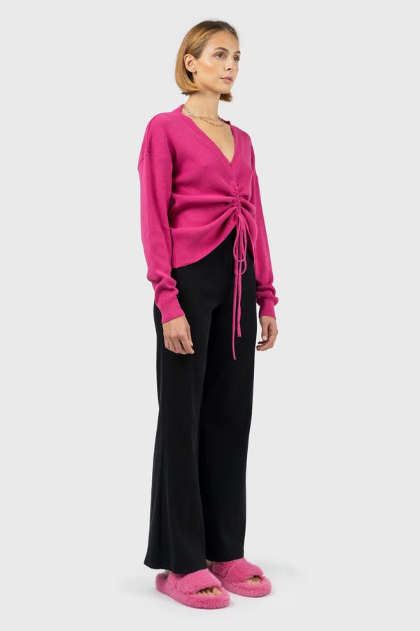 Nu In FRONT RUCHED KNIT JUMPER