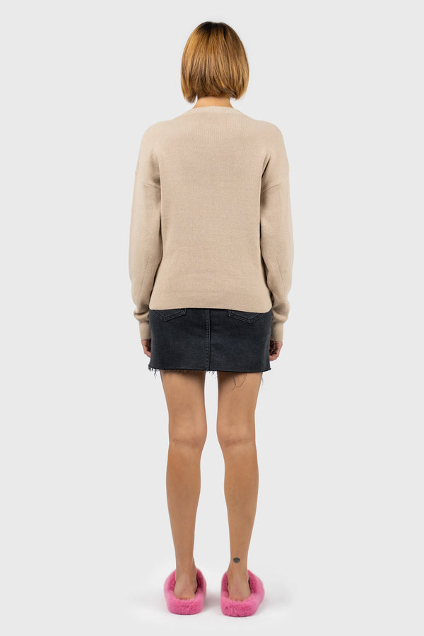 Nu In FRONT RUCHED KNIT JUMPER