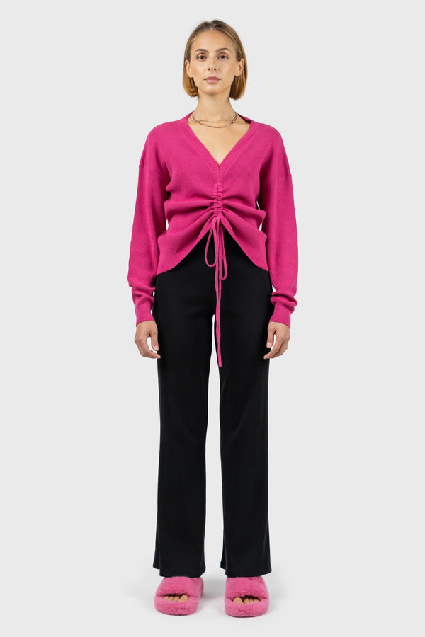 nu in FRONT RUCHED KNIT JUMPER