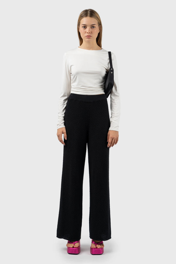 nu in GATHERED SEAM LONG SLEEVE TOP