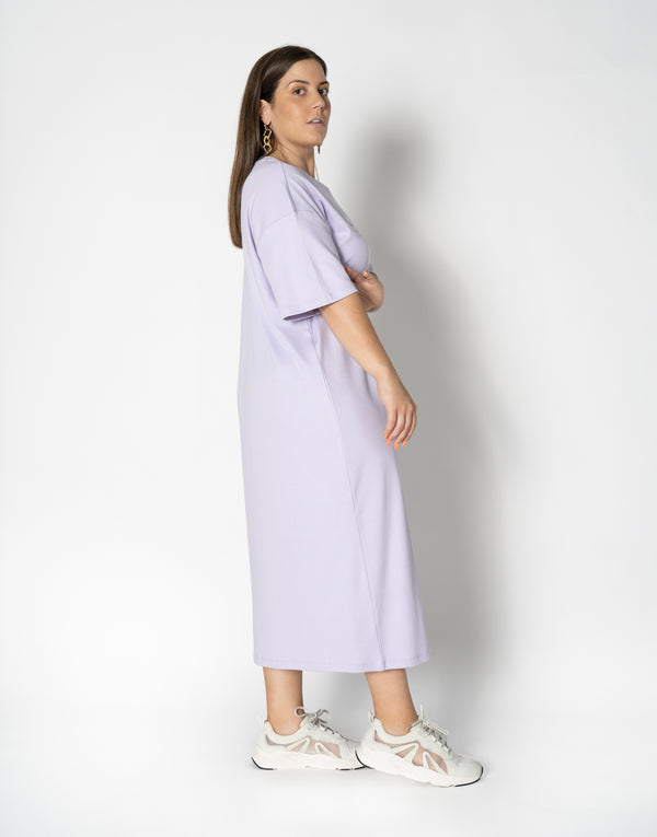 Nu In GRAPHIC PRINT T-SHIRT MIDI DRESS