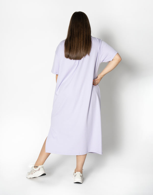 Nu In GRAPHIC PRINT T-SHIRT MIDI DRESS