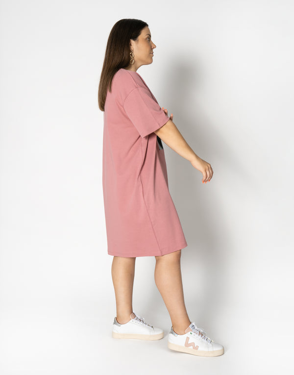 Nu In GRAPHIC PRINT T-SHIRT MINI DRESS