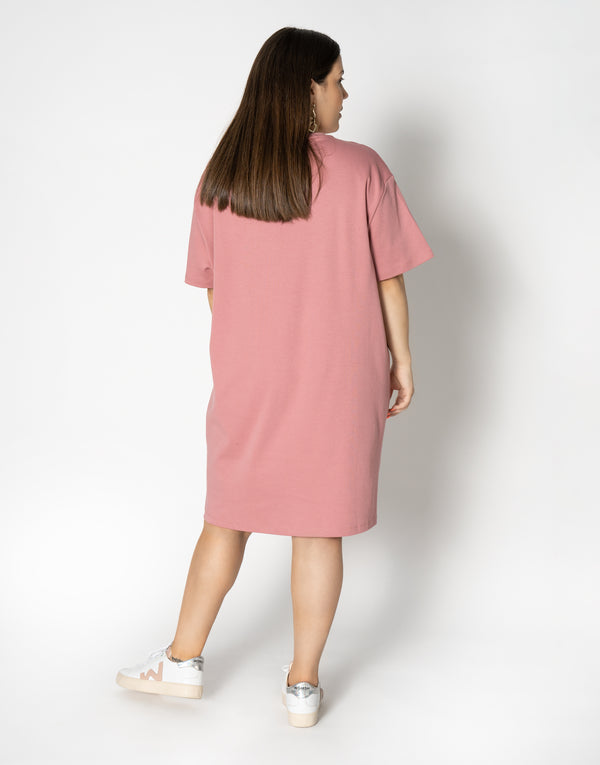 Nu In GRAPHIC PRINT T-SHIRT MINI DRESS