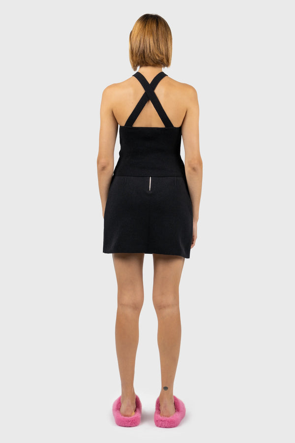 Nu In HALTERNECK KNIT TOP