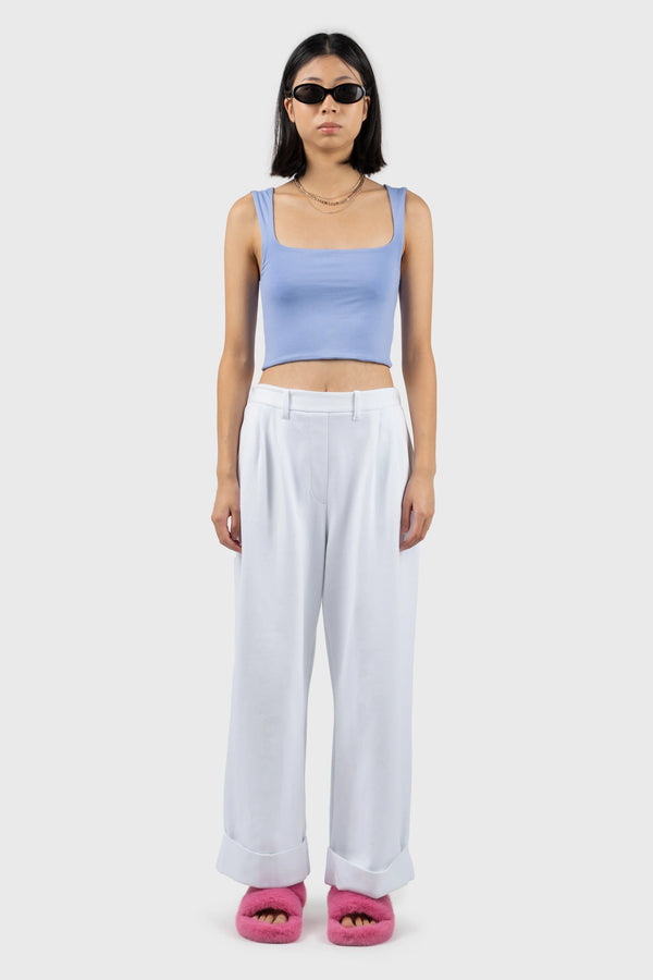 nu in JERSEY CROPPED TOP