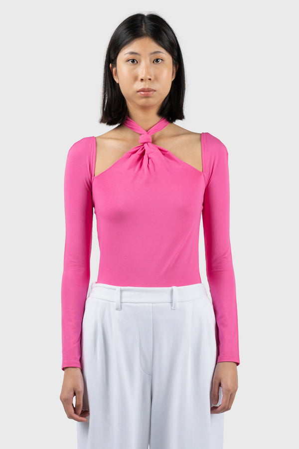 Nu In JERSEY KNOTTED TOP